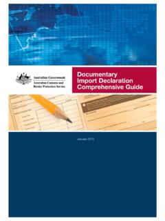 Documentary Import Declaration Comprehensive Guide - …