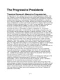 The Progressive Presidents - brfencing.org