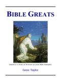 Great Bible Examples | Sermon Outline Books