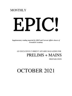 MONTHLY EPIC!