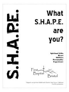 What S.H.A.P.E. are you?