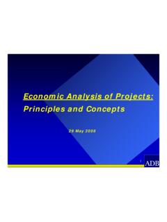 Economic Analysis of Projects Principles and Concepts.ppt ...