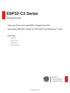 ESP32&#173;C3 Series - Espressif