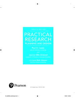 TWELFTH EDITION PRACTICAL RESEARCH - Pearson