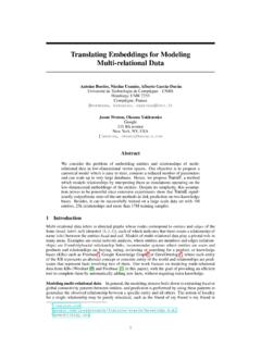 Translating Embeddings for Modeling Multi-relational Data