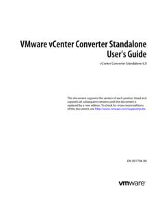 VMware vCenter Converter Standalone User's Guide - …