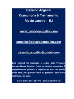 Osvaldo Angelim Consultoria &amp; Treinamento Rio de …