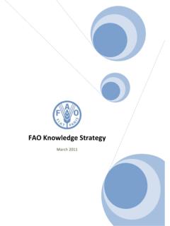 FAO Knowledge Strategy