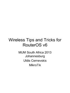 Wireless Tips and Tricks for RouterOS v6