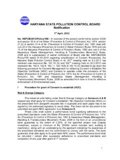 HARYANA STATE POLLUTION CONTROL BOARD …