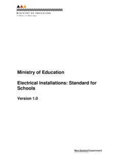 Electrical Installations: Standard for Schools