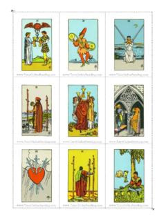 Printable Tarot Deck - Tarot Card Readings