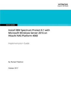Install IBM Spectrum Protect 8.1 with Microsoft Windows ...