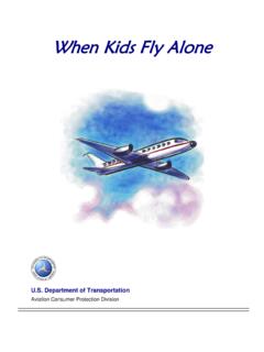 When Kids Fly Alone - Transportation