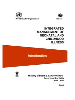 INTEGRATED MANAGEMENT OF NEONATAL AND …