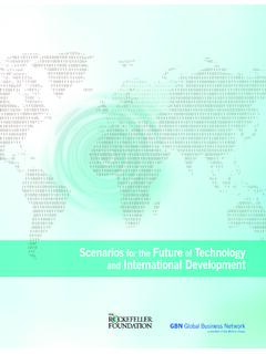 Scenarios for the Future of Technology and International ...