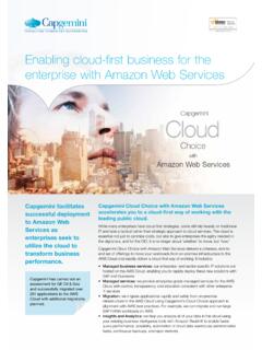Enabling cloud-first business for the enterprise with ...