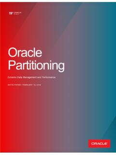 twp partitioning 19c 2019 02 - Oracle