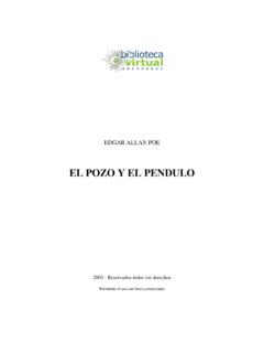 EL POZO Y EL PENDULO - Biblioteca