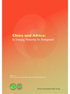 China and Africa - African Development Bank