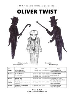 TNT Theatre Britain presents: OLIVER TWIST - EduPage