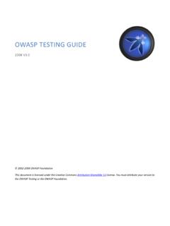 OWASP Testing Guide v3