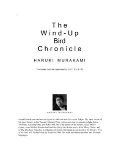 Haruki, Murakami - The Wind-Up Bird Chronicle