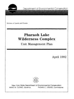 Pharaoh Lake Wilderness Complex - dec.ny.gov