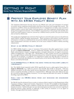 Protect Your Employee Benefit Plan with an ERISA Fidelity Bond