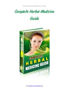 Complete Herbal Medicine Guide ... - Home Remedies Log