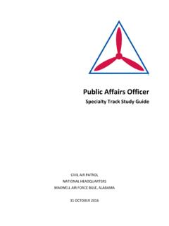 Public Affairs Officer - Civil Air Patrol