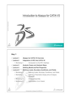 Introduction to Abaqus for CATIA V5 - simulia.com