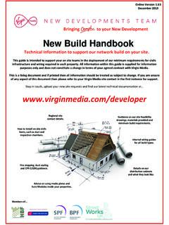 New Build Handbook - Virgin Media