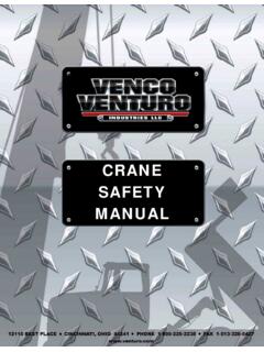 CRANE SAFETY MANUAL - Truck-mounted cranes, …