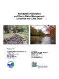Floodplain Restoration and Storm Water …
