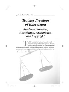 Teacher Freedom of Expression - pearsoncmg.com