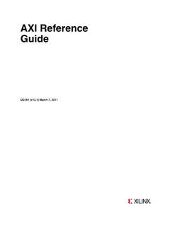 AXI Reference Guide - Xilinx