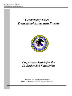 Competency-Based Promotional Assessment Process