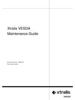 Xtralis VESDA Maintenance Guide - FireSense