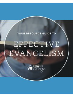 YOUR RESOURCE GUIDE TO EFFECTIVE EVANGELISM