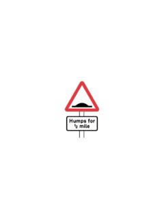 Humps for 1/2 mile - traffic sign - HSE: Information about ...