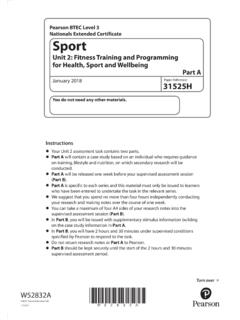 Unit 2: Fitness Training and Programming for Health, Sport ...