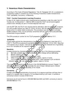 TCLP - Toxicity Characteristic Leaching Procedure Inc ...