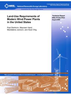 Land-Use Requirements of Modern Wind Power Plants in the ...