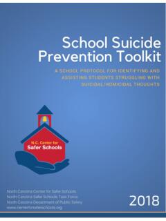 Suicide Toolkit - NC