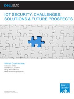 IOT SECURITY: CHALLENGES, SOLUTIONS &amp; FUTURE …