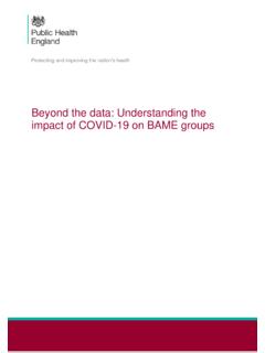 Beyond the Data: Understanding the Impact of COVID-19 on ...