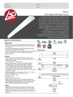 SDL4’ LED Strip Diffused Lens - lsicorp.com