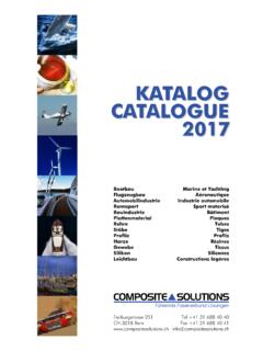 Katalog / Catalogue 2017 - Composite Solutions AG