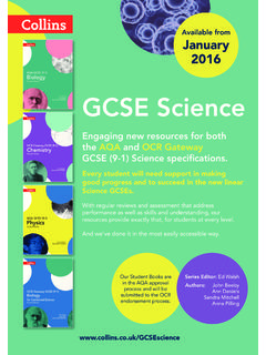 GCSE Science - Collins Education